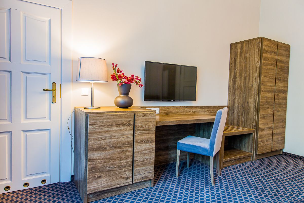 deluxe double or twin room, park view | room amenity