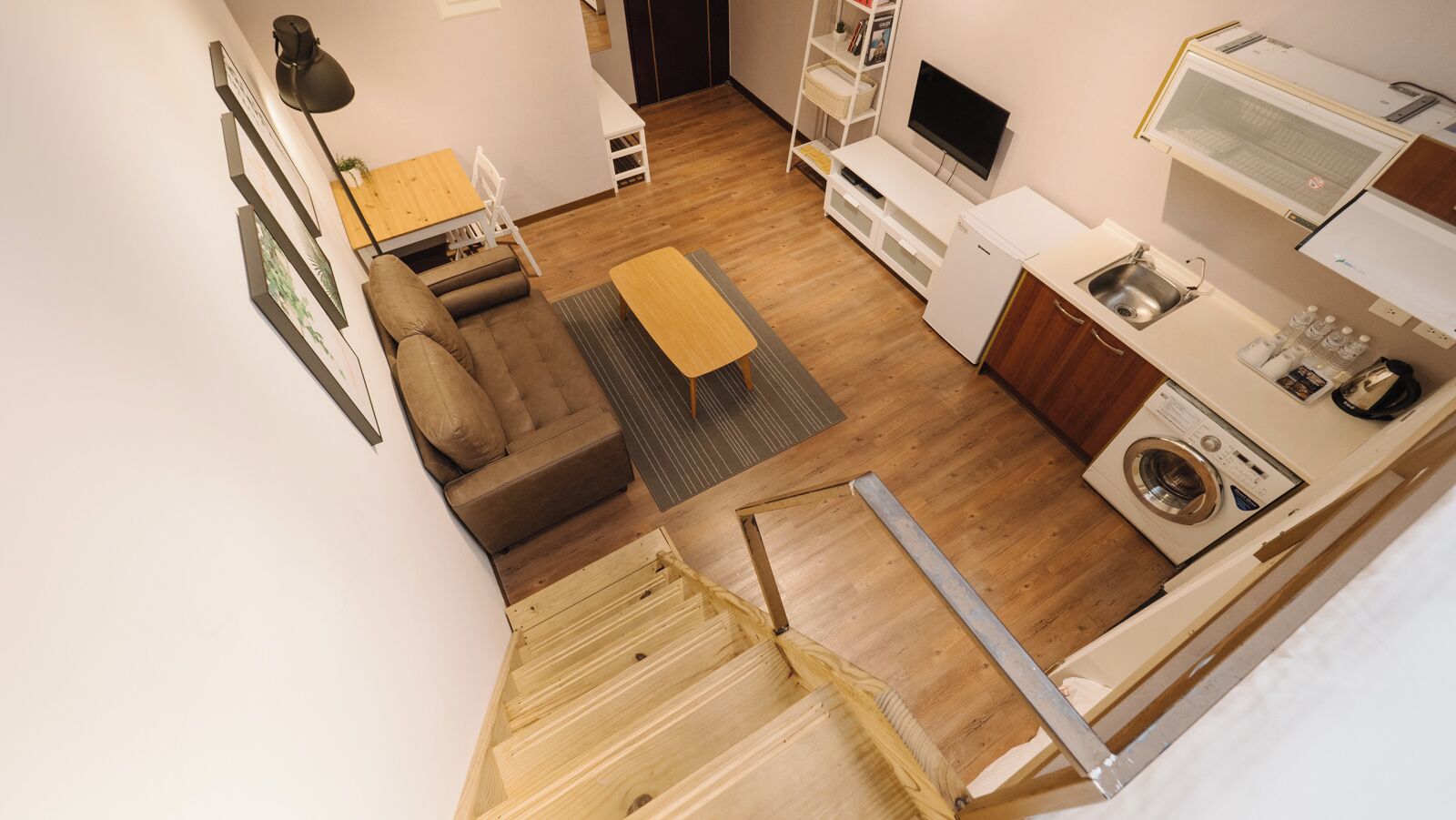 signature twin room, 2 double beds | living area | 32-inch led tv with cable channels, tv