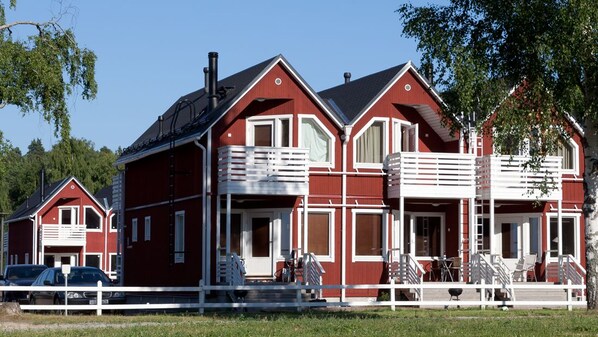 Overnatningsstedets facade