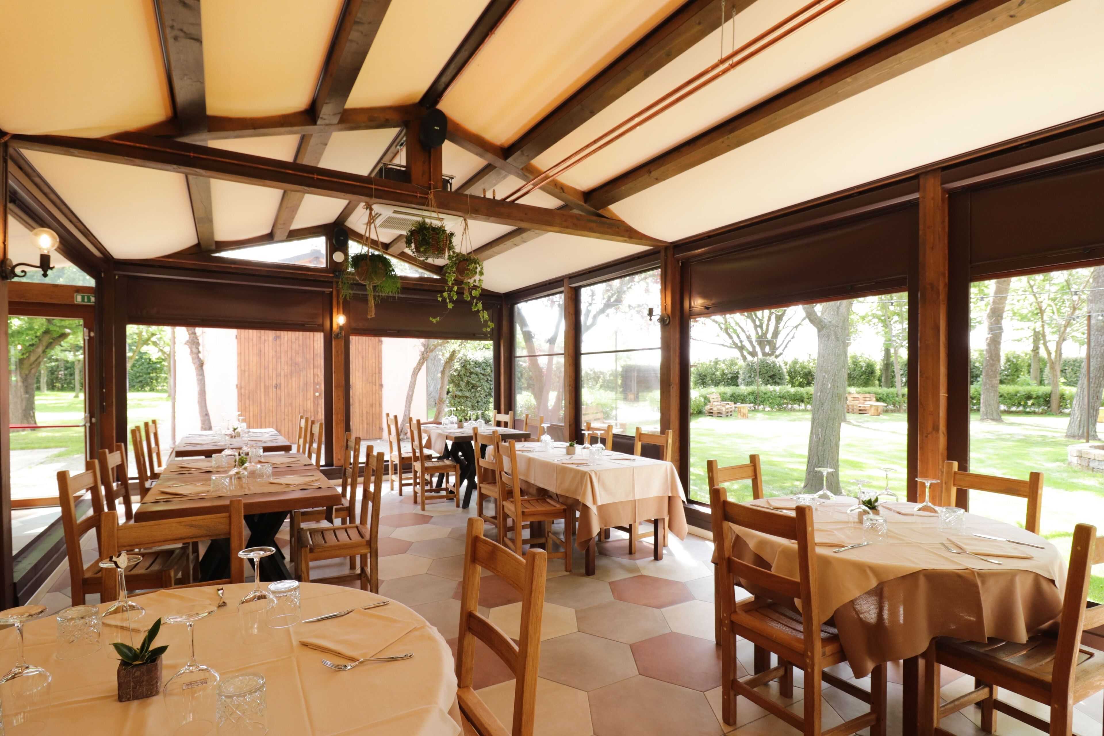 Lunch, dinner served; local cuisine, garden views 