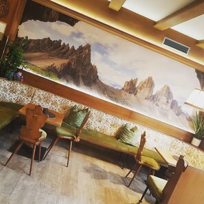 Sitteområde i lobbyen