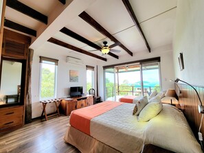 ห้องดีลักซ์ดับเบิล | ตู้นิรภัยในห้องพัก, ผ้าม่านกันแสง, เปลนอนเด็กแบบพกพา, Wi-Fi ฟรี