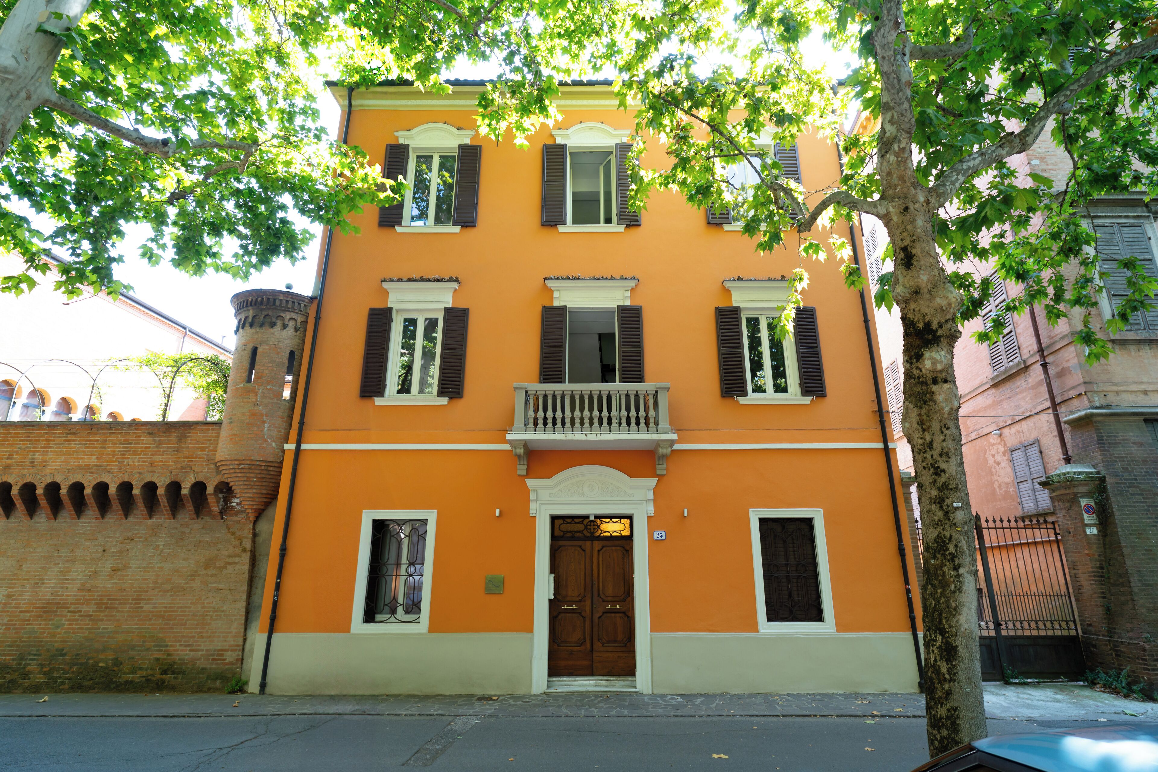 Fassade der Unterkunft