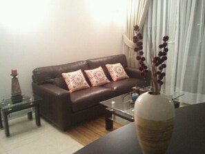 Apartment, 2 Bedrooms, Beach View | Living area | Flat-screen TV - Departamento La Serena Sinbad (La Serena)