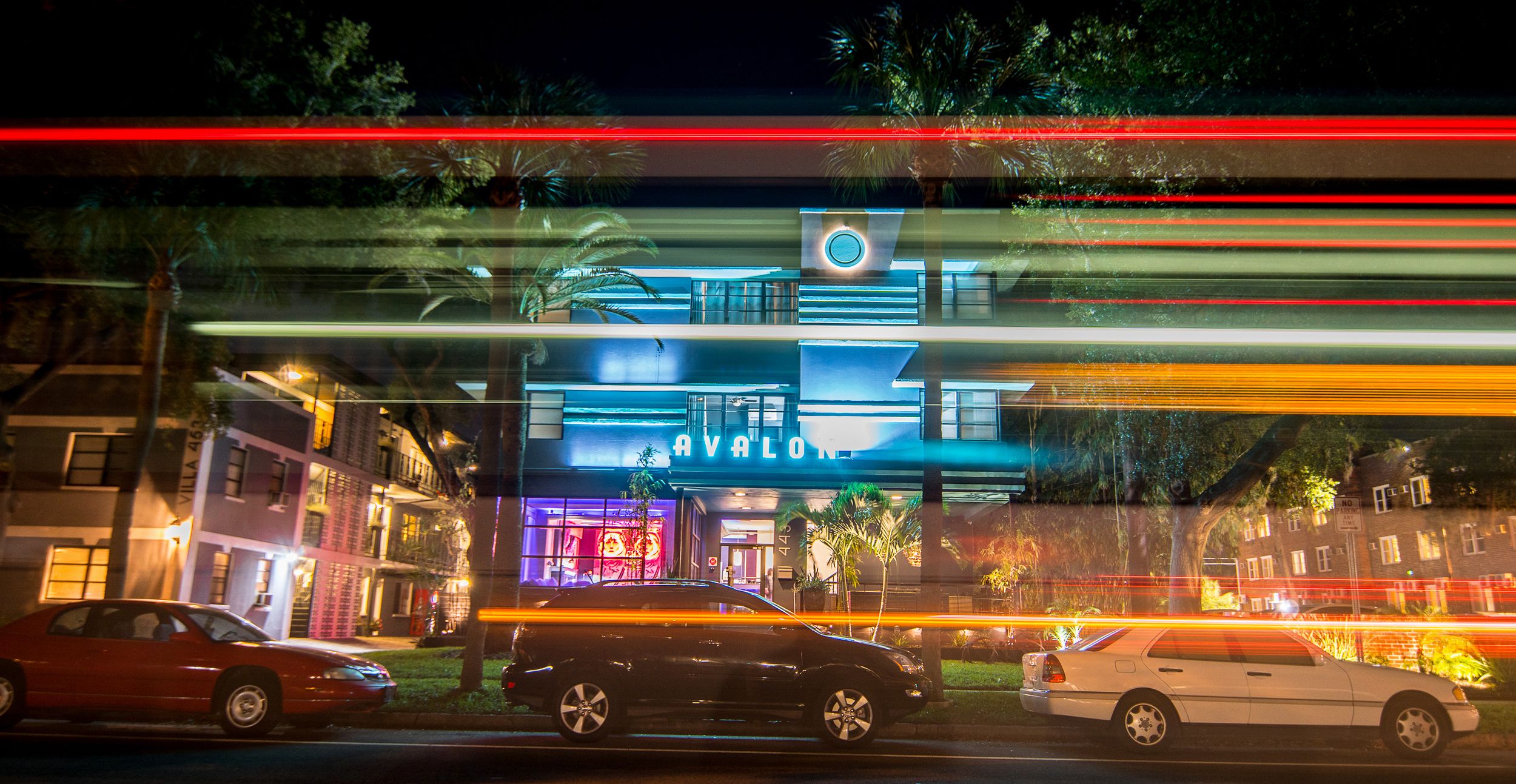 front of property – evening/night