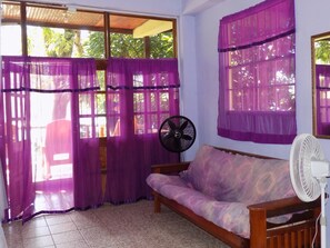 Apartamento, 1 cama King, cozinha | Área de estar