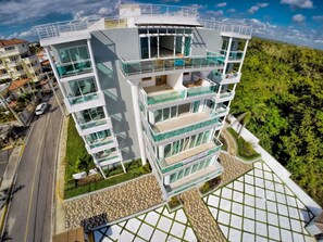 Façana frontal de l'allotjament