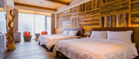 Chambre Quadruple Standard, 2 lits doubles