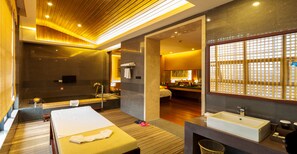 Peach Blossom | Premium bedding, minibar, in-room safe, desk