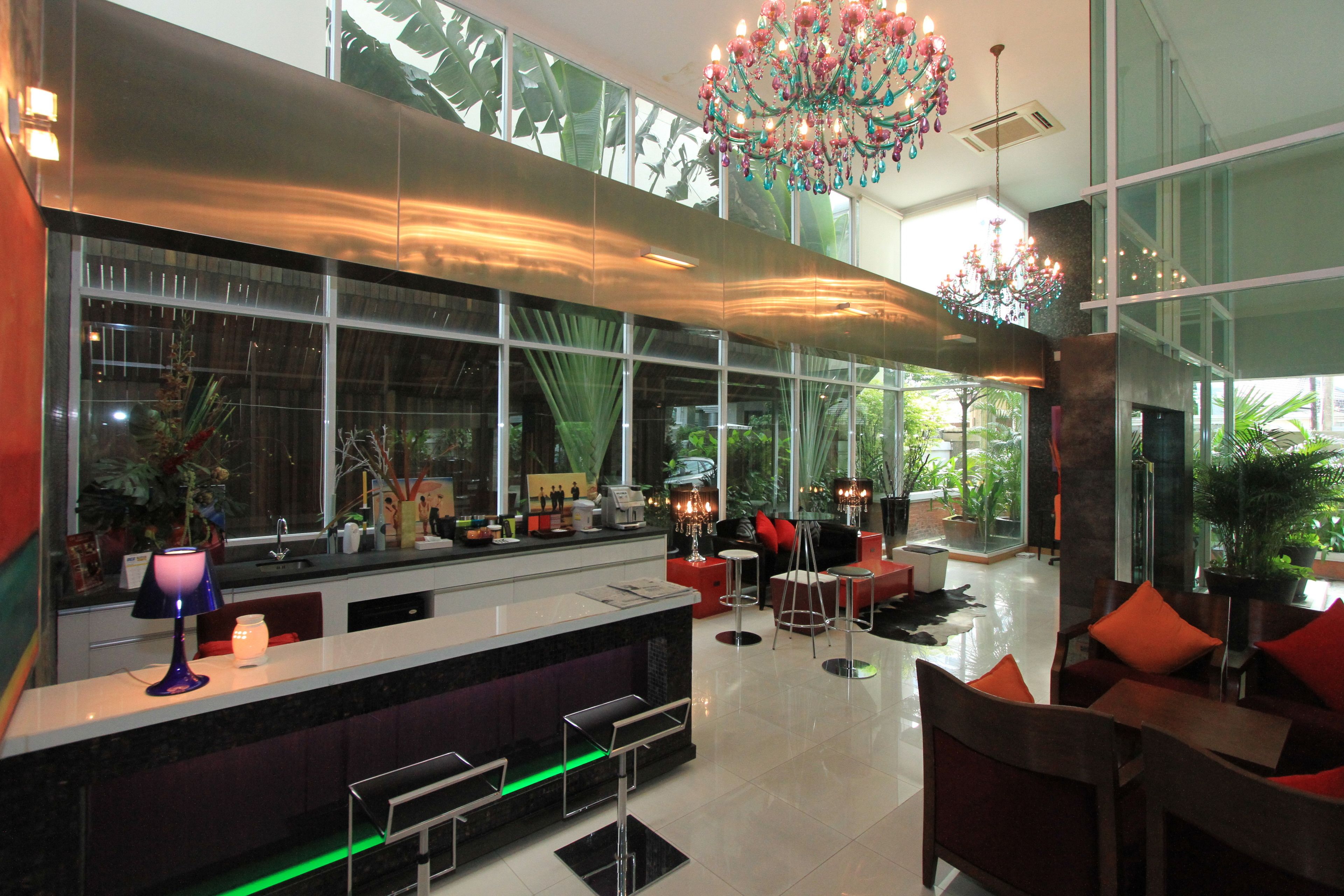 Lobby sitting area