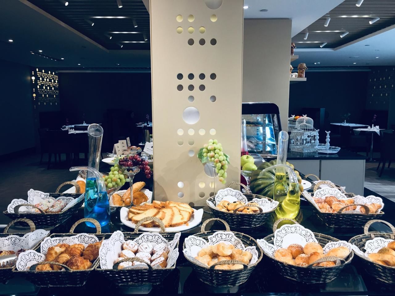 daily buffet breakfast (sar 50 per person)