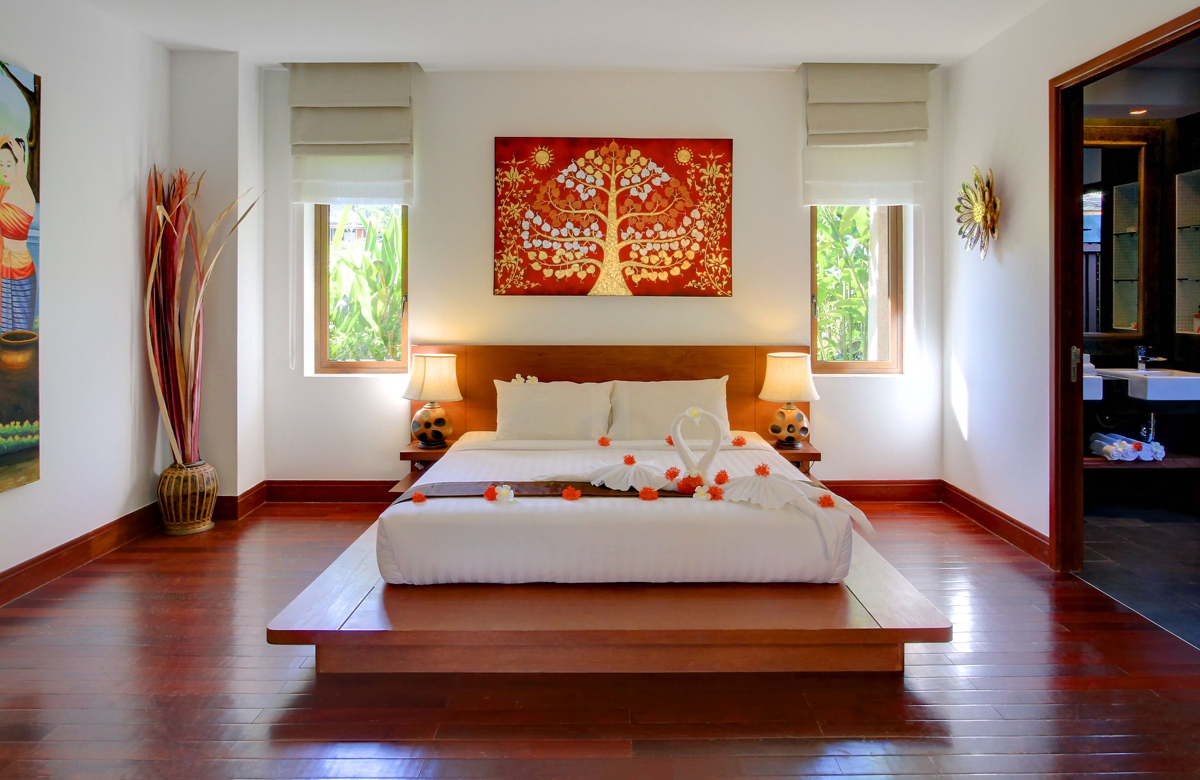 deluxe villa, 1 king bed, partial sea view | 1 bedroom, minibar, in-room safe, desk