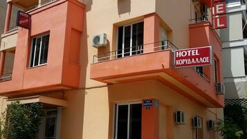 Voorkant van accommodatie