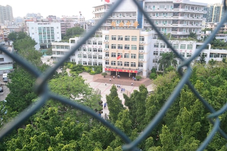 Blick von der Unterkunft