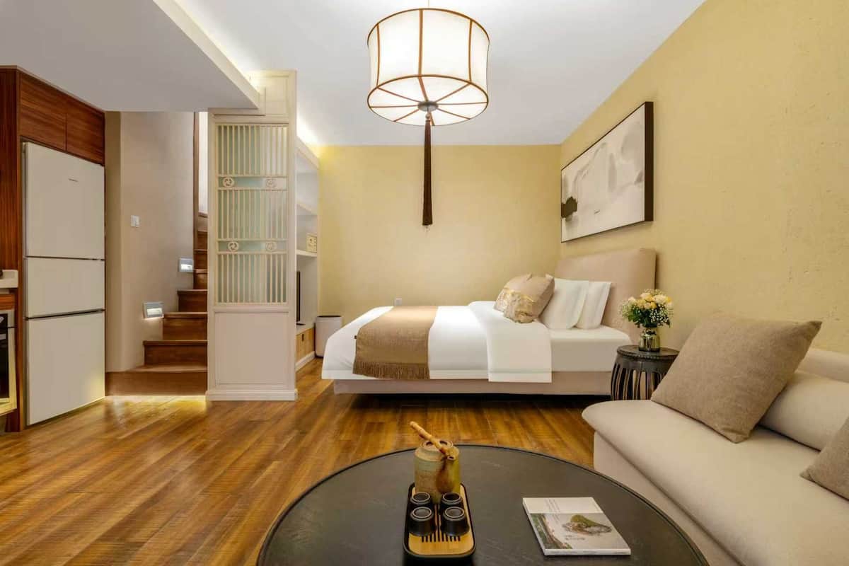Courtyard Family Quadruple Room | 1 bedroom, premium bedding, down comforters, in-room safe