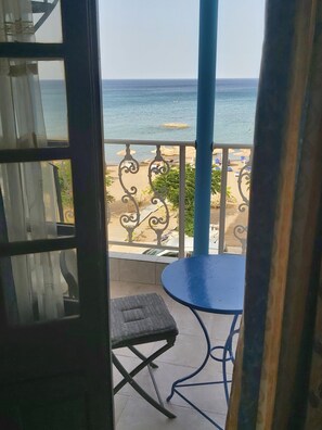 Apartment with Balcony and Sea View (Ilion 2) | Balcony view - Stegna Ilion (Rhodes)