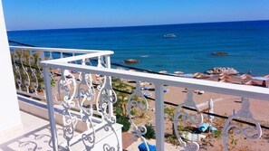 Apartment, Balcony with Sea View, Second floor with spiral staircase (Ilion 3) | Terrace/patio - Stegna Ilion (Rhodes)