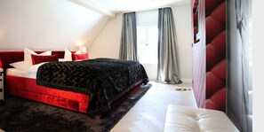 Premium bedding, minibar, in-room safe, desk