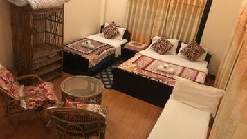 In-room safe, desk, iron/ironing board, rollaway beds