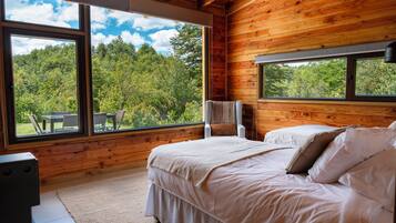 Ropa de cama de alta calidad y minibar