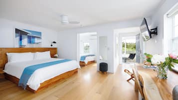 Suíte estúdio | 1 quarto, roupas de cama premium, frigobar, cofres nos quartos
