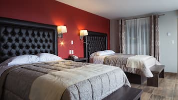 Double Room, 2 Double Beds | Desk, free WiFi, bed sheets