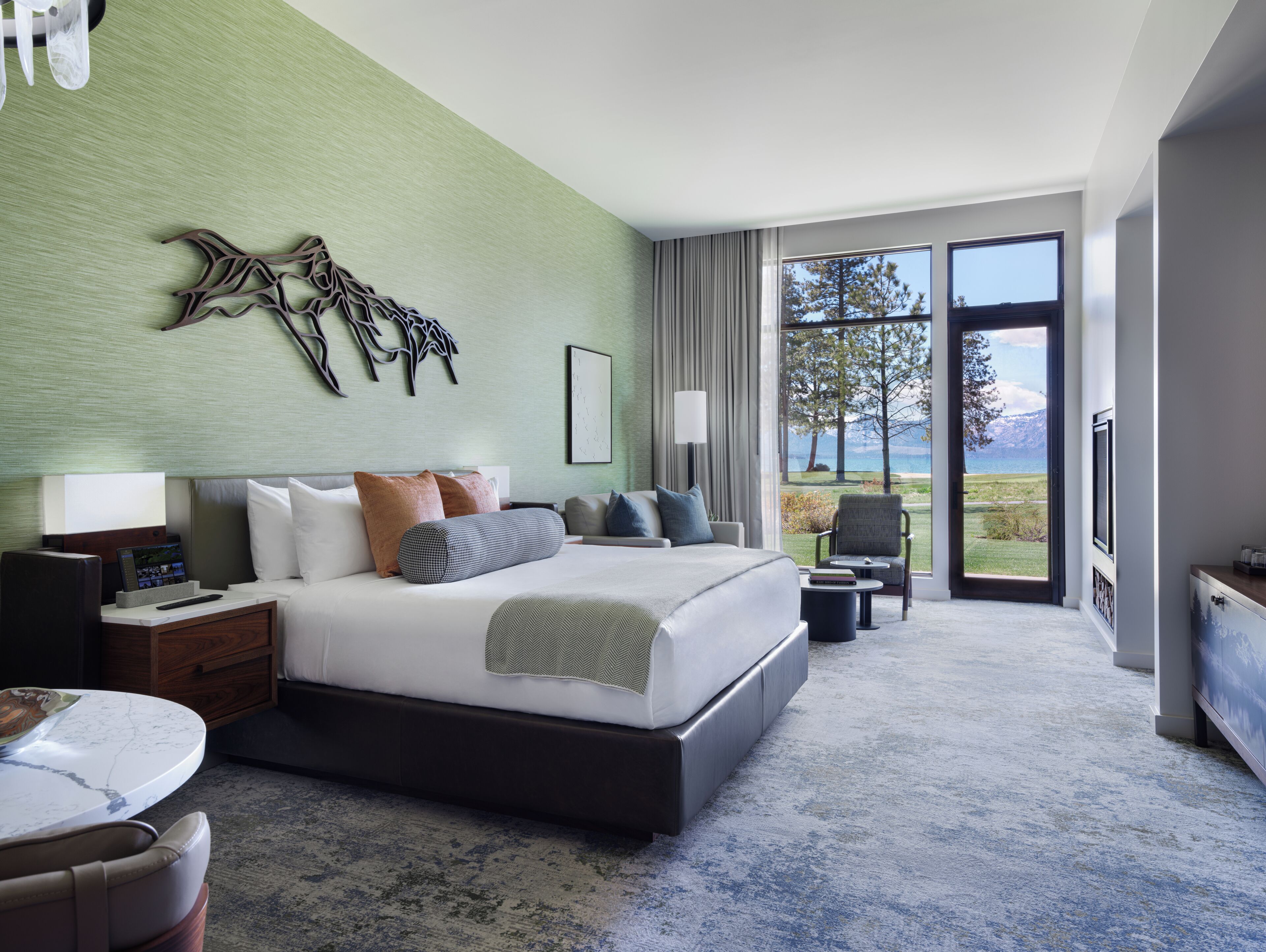 Premier Room, 1 King Bed, Lake View (Tahoe) | Egyptian cotton sheets, premium bedding, in-room safe, desk