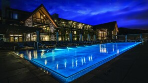 Outdoor pool, open 9 AM to 9 PM, pool cabanas (surcharge) - Edgewood Tahoe Resort (Stateline)