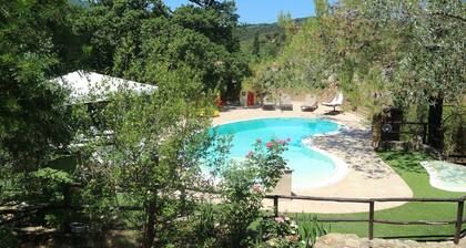 Villa Ă Suvereto avec piscine et vue