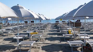 Aan het strand