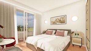 Minibar, bureau, Wi-Fi gratuit, draps fournis