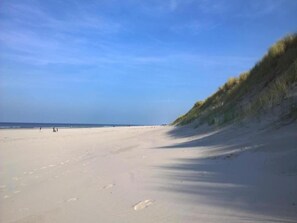 Vlak bij het strand
