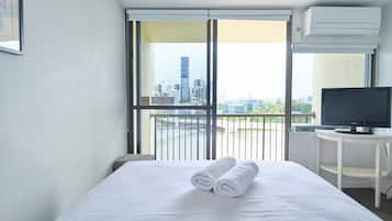 Blackout curtains, soundproofing, iron/ironing board, free WiFi