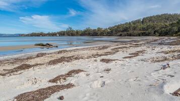 Beach nearby, white sand