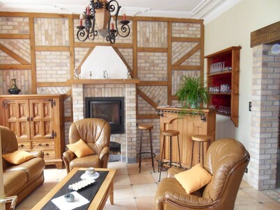 Casa de vacaciones con terraza cubierta