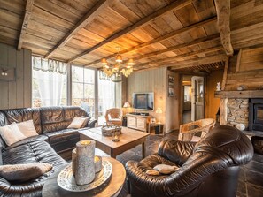 TV, fireplace, DVD player