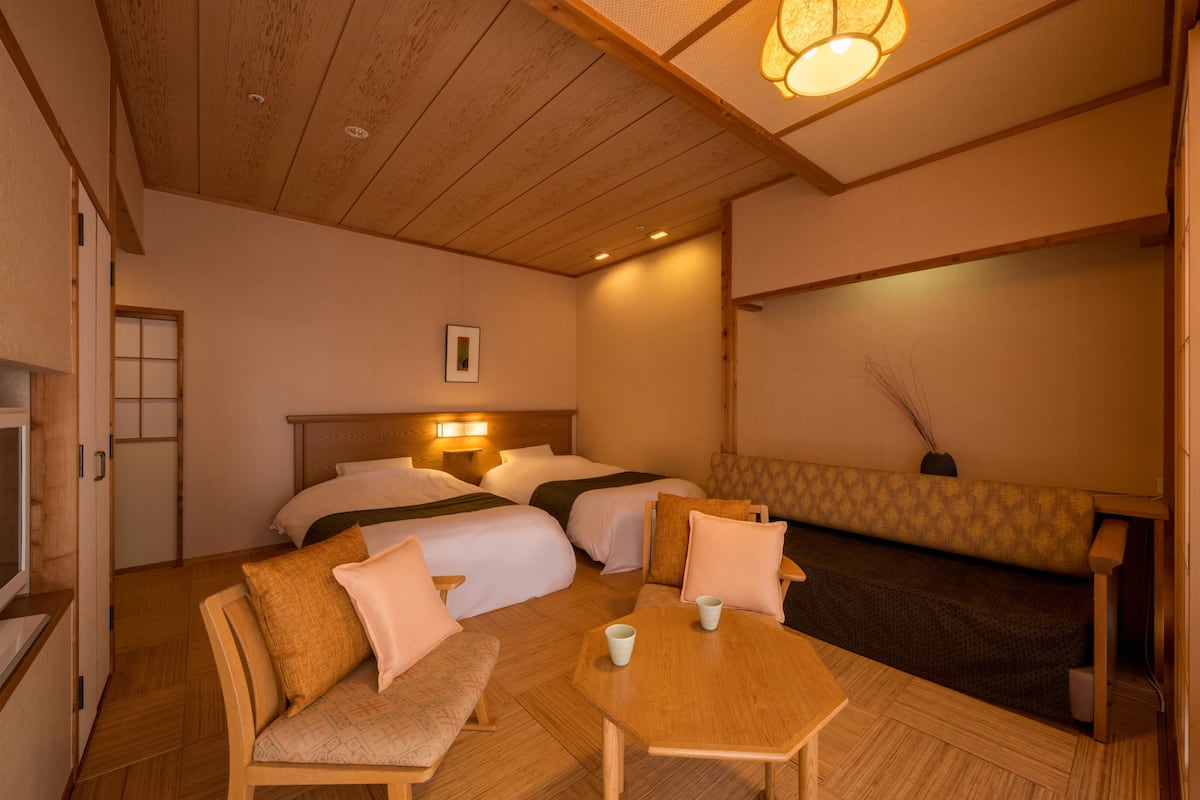 雙床房, 非吸煙房 (Onsen Club) | 客房內保險箱、免費無線上網