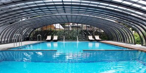 Indoor pool, outdoor pool