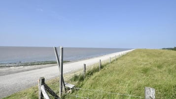 Vlak bij het strand