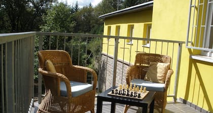 Casa de vacaciones para niños en Moravia con una hermosa ubicación y vista