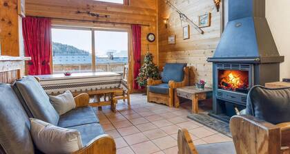 Peisey Chalet mit Balkonblick