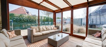 Luxury coastal villa with jacuzzi & sauna