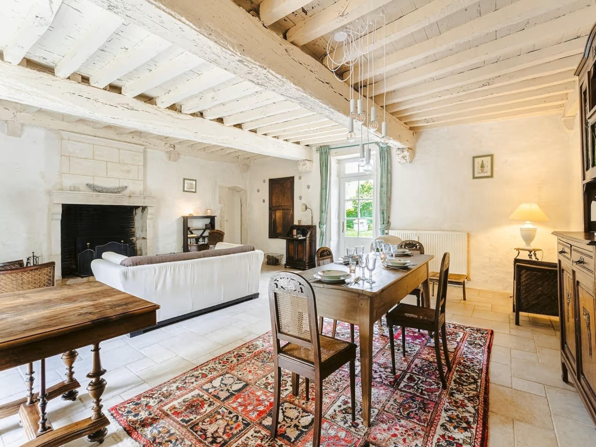 TV, fireplace, DVD player, table tennis