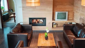 Cheminée, lecteur de DVD, chaßne hi-fi