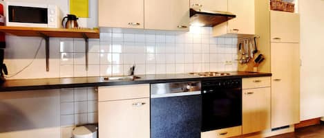 Réfrigérateur, micro-ondes, four, lave-vaisselle