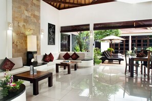 Villa, 2 Bedrooms, Private Pool | Living area
