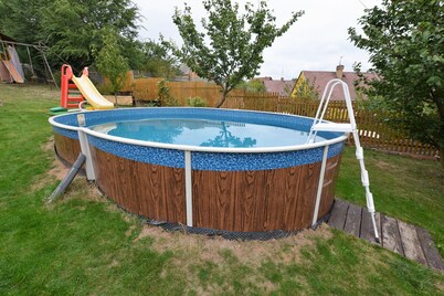 Casa en el bosque con piscina privada