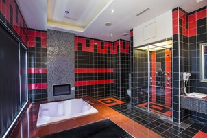 Exclusive Double Room, 1 King Bed, Jetted Tub | Premium bedding, down comforters, minibar, individually decorated