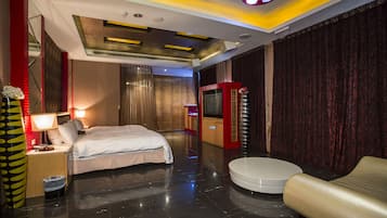 Ropa de cama de alta calidad, edredón y minibar