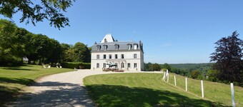 Castle in Asnières with Tennis & Forest Views
